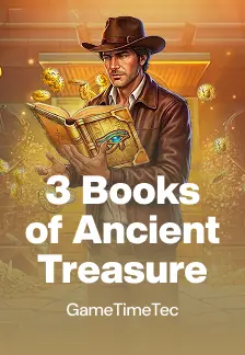 3 Books of Ancient Treasure (Hold and Win)
